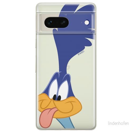 ERT GROUP mobiltelefonfodral för Google PIXEL 7 originalt och officiellt licensierat Looney Tunes mönster Road Runner 002 optimalt anpassad till formen på mobiltelefonen, gedeeltelijk transparant 5905795143671