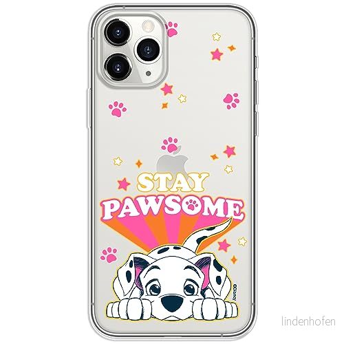 ERT GROUP mobiltelefonfodral för Iphone 11 PRO MAX originalt och officiellt licensierat Disney mönster Dalmatian 007 optimalt anpassad till formen på mobiltelefonen, gedeeltelijk transparant 5905511991586