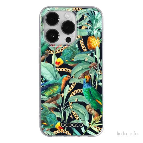 ERT GROUP mobiltelefonfodral för Apple Iphone 14 PRO MAX originalt och officiellt licensierat Babaco mönster Flowers 058 optimalt anpassad till formen på mobiltelefonen, fodral tillverkad av TPU plast 5905131939500