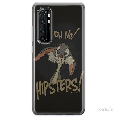 ERT GROUP mobiltelefonfodral för Xiaomi MI NOTE 10 Lite originalt och officiellt licensierat Looney Tunes mönster Bugs 005 anpassad till formen på mobiltelefonen, fodral tillverkad av TPU plast 5904805592898