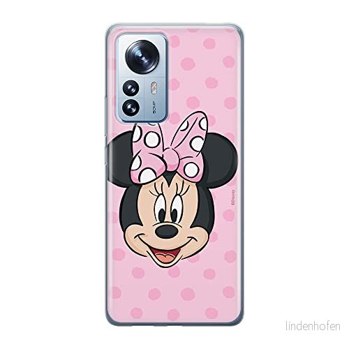 ERT GROUP mobiltelefonfodral för Xiaomi 12 / 12X originalt och officiellt licensierat Disney mönster Minnie 057 optimalt anpassad till formen på mobiltelefonen, fodral tillverkad av TPU plast 5905511483272