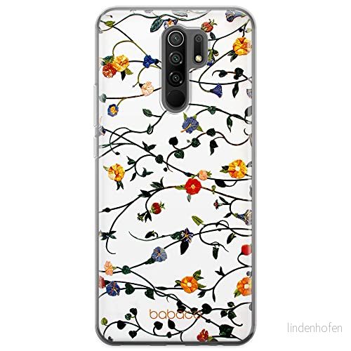 ERT GROUP mobiltelefonfodral för Xiaomi REDMI 9 originalt och officiellt licensierat Babaco mönster Flowers 008 optimalt anpassad till formen på mobiltelefonen, fodral tillverkad av TPU plast 5903040288962