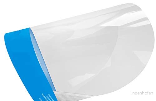 CRAZE Ansiktsskydd Plastvisir Flexibel Anti Spit Mask med Dimma Dimbeläggning Vadderad 28308 4059779028308