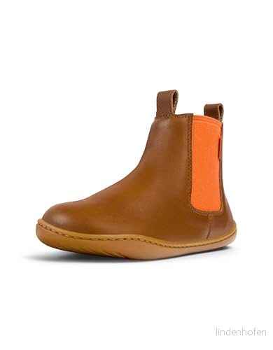 Camper PEU CAMI KIDS Unisex Stövletter för barn, Storlek: 25, Medium brown Skinn och textil 8432936803721
