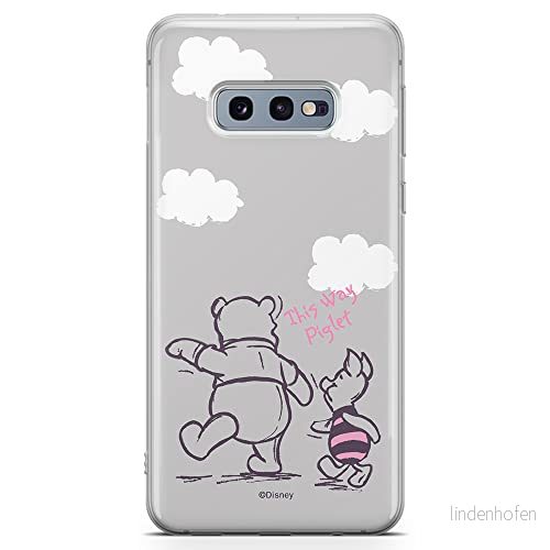 ERT GROUP mobiltelefonfodral för Samsung S10e originalt och officiellt licensierat Disney mönster Winnie the Pooh and friends 006 anpassad till formen på mobiltelefonen, fodral tillverkad av TPU plast 5903040734643