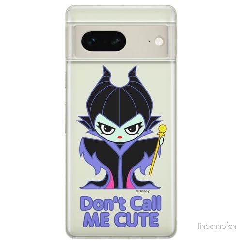 ERT GROUP mobiltelefonfodral för Google PIXEL 7 originalt och officiellt licensierat Disney mönster Maleficent 003 optimalt anpassad till formen på mobiltelefonen, gedeeltelijk transparant 5905795150990