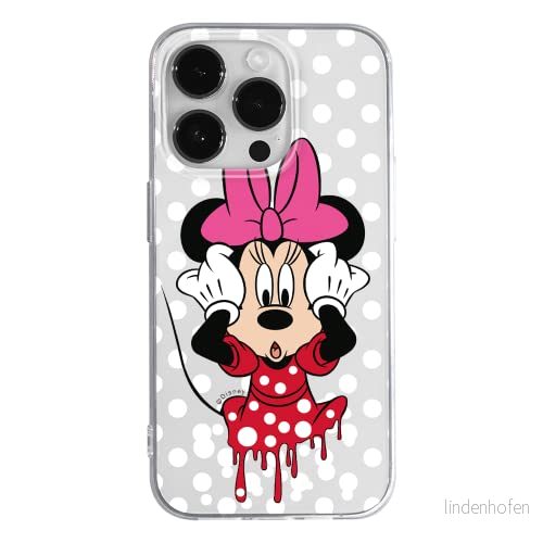 ERT GROUP mobiltelefonfodral för Apple Iphone 14 PRO MAX originalt och officiellt licensierat Disney mönster Minnie 016 optimalt anpassad till formen på mobiltelefonen, gedeeltelijk transparant 5905131928900