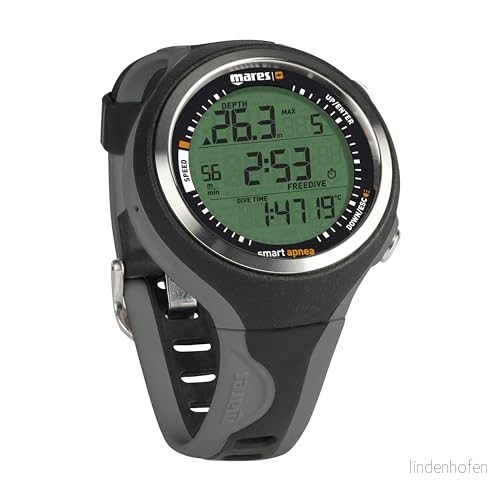 Mares SMART APNEA dekompression dykdator unisex vuxna svart/orange en storlek 792460206046