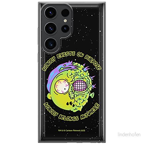 ERT GROUP mobiltelefonfodral för Samsung S23 ULTRA originalt och officiellt licensierat Rick and Morty mönster & 010 anpassad till formen på mobiltelefonen, fodral tillverkad av TPU plast 5905511474812