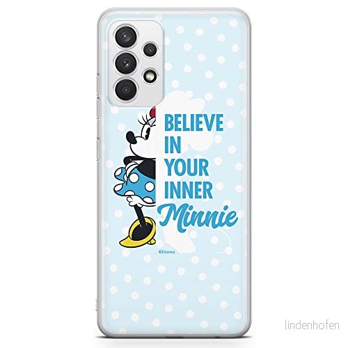 ERT GROUP mobiltelefonfodral för Samsung A32 4G LTE originalt och officiellt licensierat Disney mönster Minnie 047 optimalt anpassad till formen på mobiltelefonen, fodral tillverkad av TPU plast 5903040469354