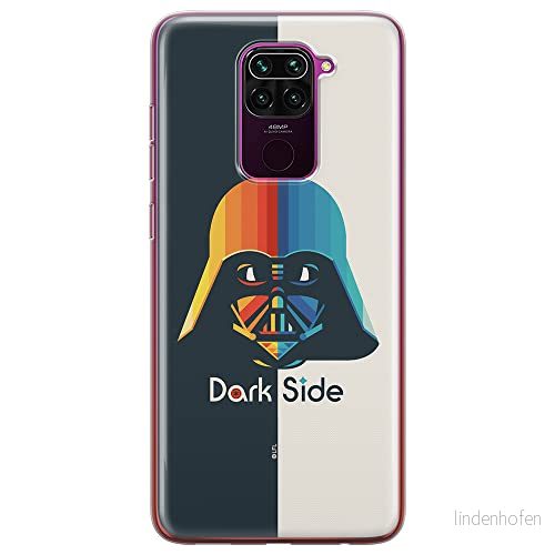 ERT GROUP mobiltelefonfodral för Xiaomi REDMI NOTE 9 originalt och officiellt licensierat Star Wars mönster Darth Vader 023 anpassad till formen på mobiltelefonen, fodral tillverkad av TPU plast 5903040333938