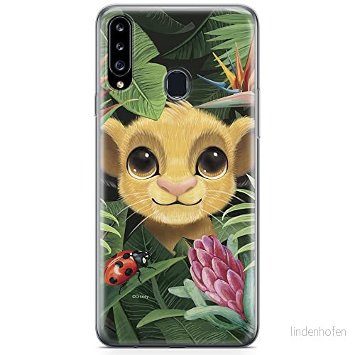 ERT GROUP mobiltelefonfodral för Samsung A20S originalt och officiellt licensierat Disney mönster Simba & Friends 002 optimalt anpassad till formen på mobiltelefonen, fodral tillverkad av TPU plast 5904805436536