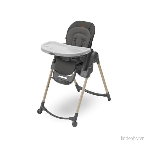 Maxi Cosi Minla Justerbar Barnstol, 014 År, Upp Till 60 Kg, Barnstol För Spädbarn & Barn, 9 Höjdlägen, 5 Lutningslägen, 4 Brickpositioner, Kompakt Hopfälld, Justerbart Fotstöd, Beyond Graphite 3220660341528