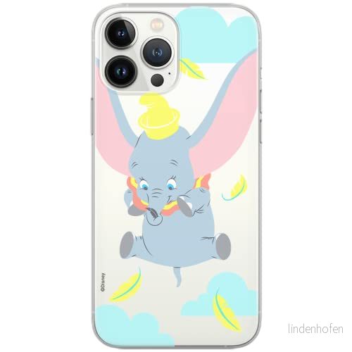 ERT GROUP mobiltelefonfodral för Apple Iphone 7/8/ SE 2/ 3 originalt och officiellt licensierat Disney mönster Dumbo 014 Vit anpassad till formen på mobiltelefonen, gedeeltelijk transparant 5903537072784