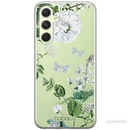 ERT GROUP mobiltelefonfodral för Samsung A54 5G originalt och officiellt licensierat Babaco mönster Flowers 030 optimalt anpassad till formen på mobiltelefonen, gedeeltelijk transparant 5905511810344