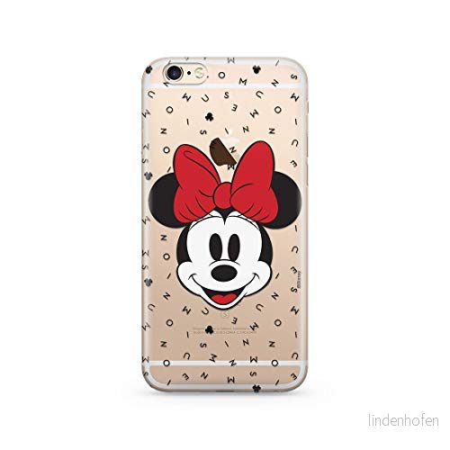 ERT GROUP mobiltelefonfodral för Apple Iphone 6 PLUS originalt och officiellt licensierat Disney mönster Minnie 056 Vit optimalt anpassad till formen på mobiltelefonen, gedeeltelijk transparant 5903537569116