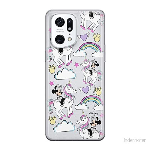 ERT GROUP mobiltelefonfodral för Oppo FIND X5 PRO originalt och officiellt licensierat Disney mönster Minnie 037 optimalt anpassad till formen på mobiltelefonen, gedeeltelijk transparant 5905511405144
