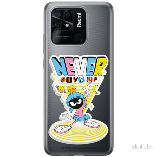 ERT GROUP mobiltelefonfodral för Xiaomi REDMI 10C originalt och officiellt licensierat Looney Tunes mönster Marvin 005 optimalt anpassad till formen på mobiltelefonen, gedeeltelijk transparant 5905795128852