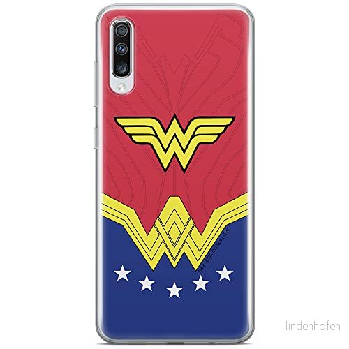 ERT GROUP mobiltelefonfodral för Samsung A70 originalt och officiellt licensierat DC mönster Wonder Woman 008 optimalt anpassad till formen på mobiltelefonen, fodral tillverkad av TPU plast 5902980473469