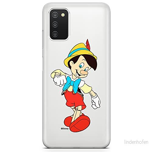 ERT GROUP mobiltelefonfodral för Samsung A03S originalt och officiellt licensierat Disney mönster Pinocchio 001 optimalt anpassad till formen på mobiltelefonen, gedeeltelijk transparant 5905131141163