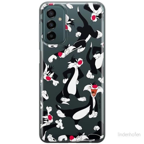 ERT GROUP mobiltelefonfodral för Samsung M23 5G originalt och officiellt licensierat Looney Tunes mönster Sylvester 006 optimalt anpassad till formen på mobiltelefonen, gedeeltelijk transparant 5905511653354