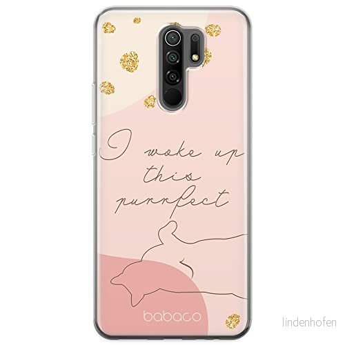 ERT GROUP mobiltelefonfodral för Xiaomi REDMI 9 originalt och officiellt licensierat Babaco mönster Cats 008 optimalt anpassad till formen på mobiltelefonen, fodral tillverkad av TPU plast 5905131106605