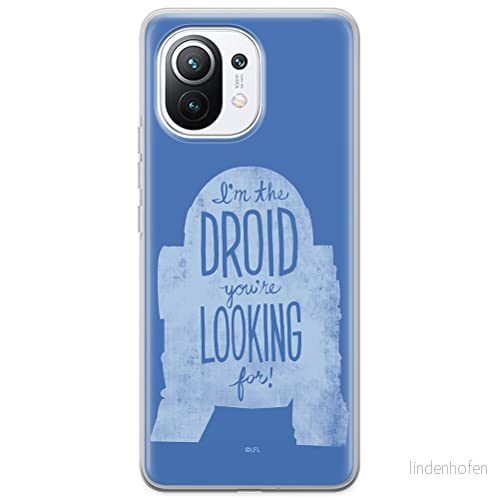 ERT GROUP mobiltelefonfodral för Xiaomi 11 originalt och officiellt licensierat Star Wars mönster R2D2 006 optimalt anpassad till formen på mobiltelefonen, fodral tillverkad av TPU plast 5903537116020