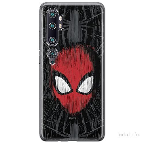 ERT GROUP mobiltelefonfodral för Xiaomi MI NOTE 10 / PRO originalt och officiellt licensierat Marvel mönster Spider Man 002, fodral tillverkad av TPU plast 5904805580246