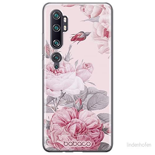 ERT GROUP mobiltelefonfodral för Xiaomi MI NOTE 10 / PRO originalt och officiellt licensierat Babaco mönster Flowers 050, fodral tillverkad av TPU plast 5905131350350