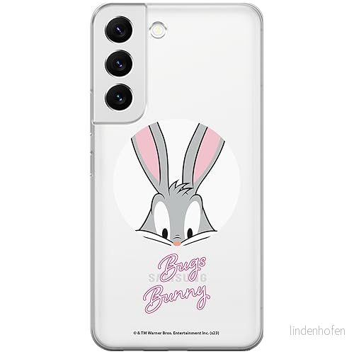 ERT GROUP mobiltelefonfodral för Samsung S22 PLUS originalt och officiellt licensierat Looney Tunes mönster Bugs 023 optimalt anpassad till formen på mobiltelefonen, gedeeltelijk transparant 5905795088422