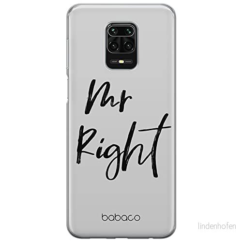 ERT GROUP mobiltelefonfodral för Xiaomi REDMI NOTE 9 PRO/ 9S originalt och officiellt licensierat Babaco mönster Mr Right 001 anpassad till formen på mobiltelefonen, fodral tillverkad av TPU plast 5904805051906
