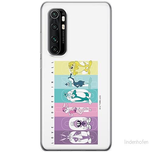 ERT GROUP mobiltelefonfodral för Xiaomi MI NOTE 10 Lite originalt och officiellt licensierat Looney Tunes mönster 015, fodral tillverkad av TPU plast 5905511996642