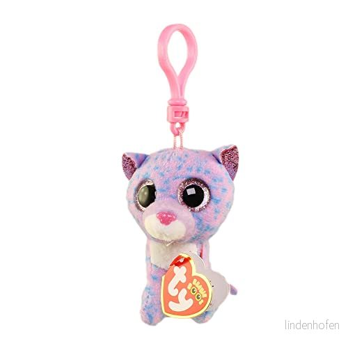TY Beanie Boos klipp Katt Cassidy Nyckelring 7 CM 8421352449