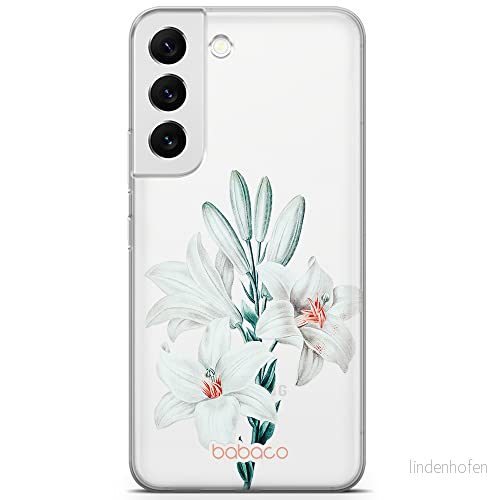 ERT GROUP mobiltelefonfodral för Samsung S22 originalt och officiellt licensierat Babaco mönster Flowers 039 optimalt anpassad till formen på mobiltelefonen, gedeeltelijk transparant 5905131308870