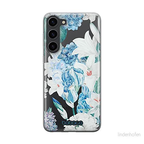 ERT GROUP mobiltelefonfodral för Samsung S23 originalt och officiellt licensierat Babaco mönster Flowers 026 optimalt anpassad till formen på mobiltelefonen, gedeeltelijk transparant 5905511431501