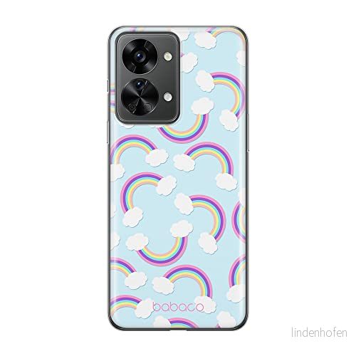 ERT GROUP mobiltelefonfodral för Oneplus NORD 2T 5G originalt och officiellt licensierat Babaco mönster Rainbow 002 optimalt anpassad till formen på mobiltelefonen, fodral tillverkad av TPU plast 5905511272562