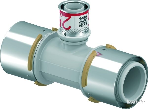 Uponor S-Press T-rör PPSU 50-25 6414905229062
