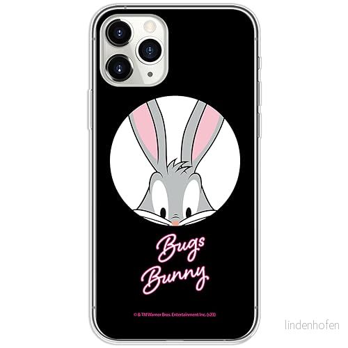 ERT GROUP mobiltelefonfodral för Iphone 11 PRO MAX originalt och officiellt licensierat Looney Tunes mönster Bugs 023 optimalt anpassad till formen på mobiltelefonen, fodral tillverkad av TPU plast 5905795088835
