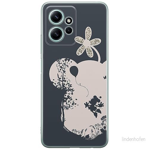 ERT GROUP mobiltelefonfodral för Xiaomi REDMI NOTE 12 4G originalt och officiellt licensierat Disney mönster Minnie 013 optimalt anpassad till formen på mobiltelefonen, fodral tillverkad av TPU plast 5905511951474