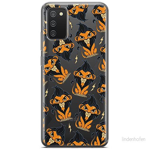 ERT GROUP mobiltelefonfodral för Samsung A02S originalt och officiellt licensierat Disney mönster Scar 002 optimalt anpassad till formen på mobiltelefonen, gedeeltelijk transparant 5905131437310