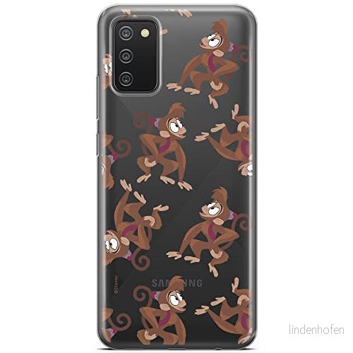 ERT GROUP mobiltelefonfodral för Samsung A02S originalt och officiellt licensierat Disney mönster Abu 001 optimalt anpassad till formen på mobiltelefonen, gedeeltelijk transparant 5903040223048