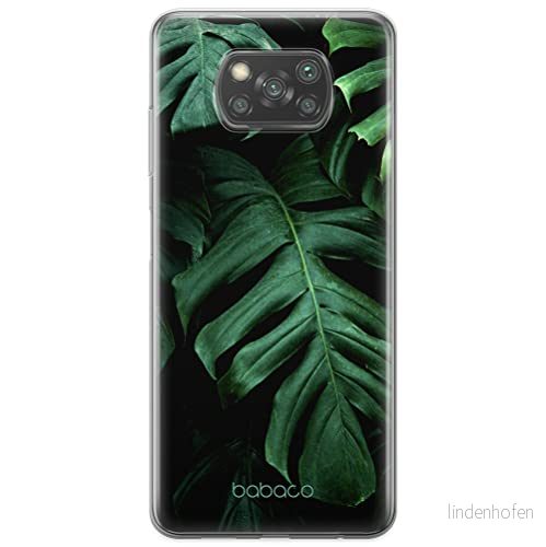 ERT GROUP mobiltelefonfodral för Xiaomi POCOPHONE X3 originalt och officiellt licensierat Babaco mönster Plants 003 optimalt anpassad till formen på mobiltelefonen, fodral tillverkad av TPU plast 5903537124063