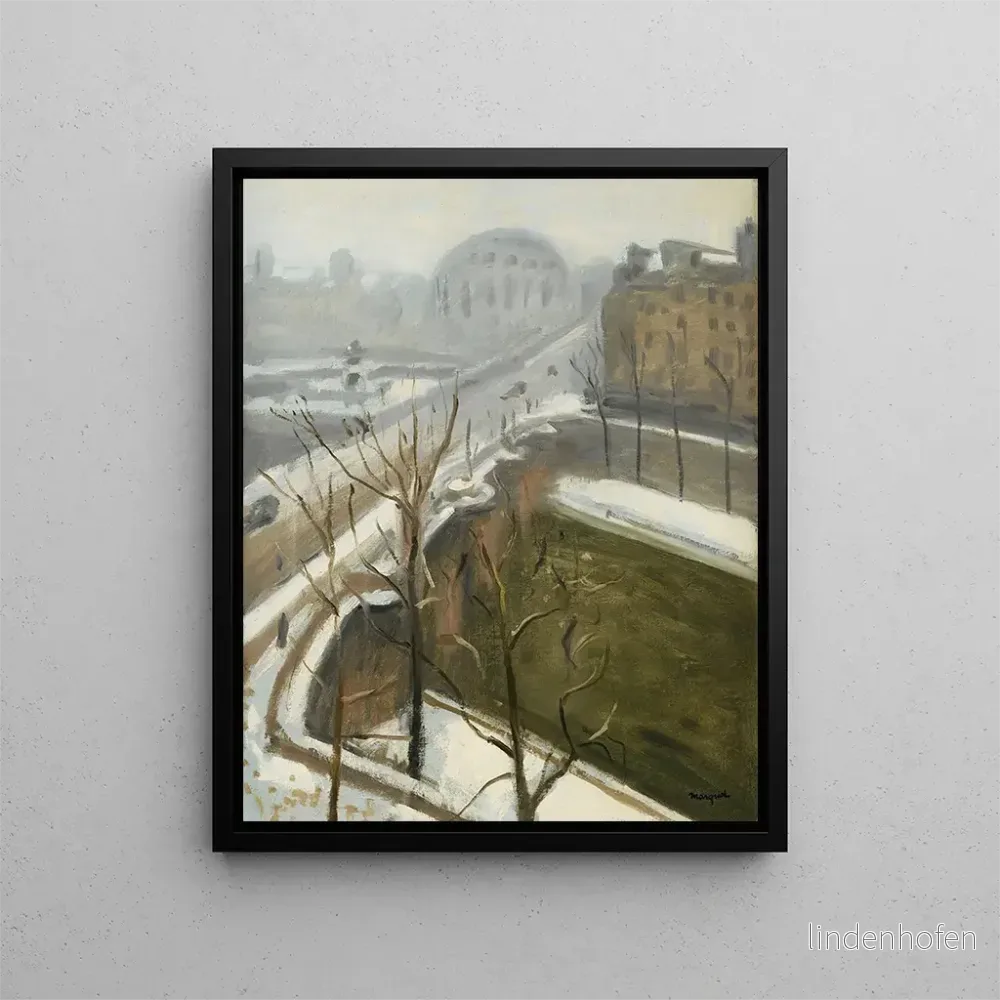 Målning Paris Pont-Neuf Slut på snön - Albert Marquet | Konsttryck
