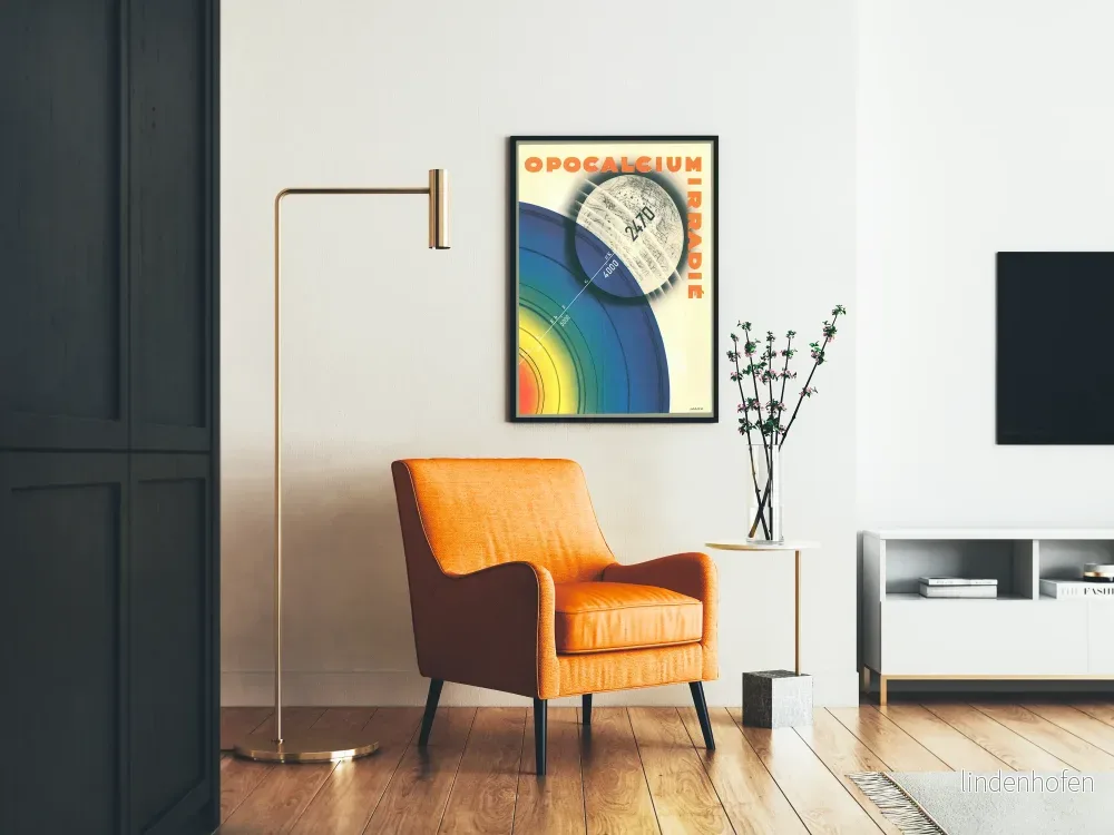 Vintageposter Opocalcium energi bestrålad väggdekoration - Bild 2