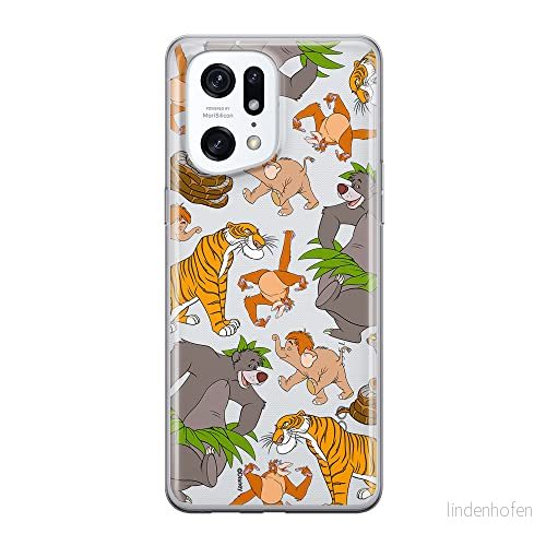 ERT GROUP mobiltelefonfodral för Oppo FIND X5 PRO originalt och officiellt licensierat Disney mönster Jungle Book 003 optimalt anpassad till formen på mobiltelefonen, gedeeltelijk transparant 5905511415501