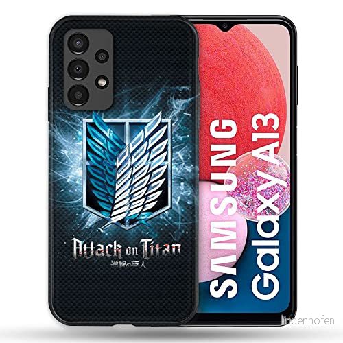 Fodral för Samsung Galaxy A13 Manga Attack Titans Black 3614848280691