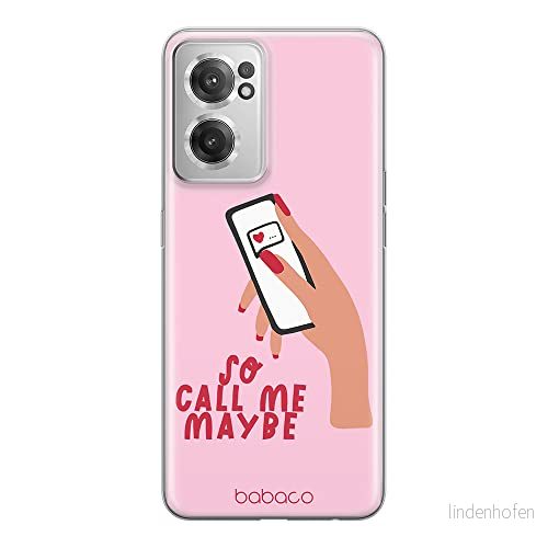 ERT GROUP mobiltelefonfodral för Oneplus NORD CE 2 originalt och officiellt licensierat Babaco mönster Call me maybe 001 optimalt anpassad till formen på mobiltelefonen, fodral tillverkad av TPU plast 5905511290450