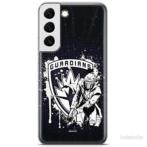ERT GROUP mobiltelefonfodral för Samsung S22 originalt och officiellt licensierat Marvel mönster Star Lord 002 Vit optimalt anpassad till formen på mobiltelefonen, fodral tillverkad av TPU plast 5904805303463