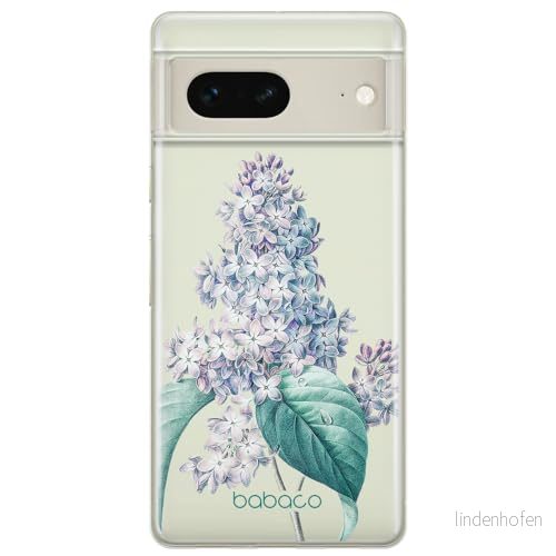 ERT GROUP mobiltelefonfodral för Google PIXEL 7 originalt och officiellt licensierat Babaco mönster Flowers 024 optimalt anpassad till formen på mobiltelefonen, gedeeltelijk transparant 5905795150143
