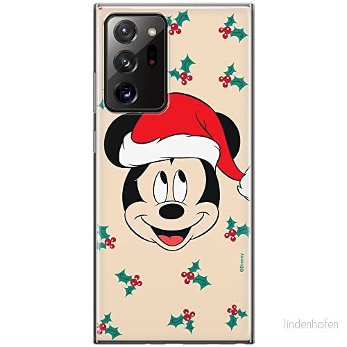 ERT GROUP mobiltelefonfodral för Samsung GALAXY NOTE 20 ULTRA originalt och officiellt licensierat Disney mönster Mickey 040 anpassad till formen på mobiltelefonen, fodral tillverkad av TPU plast 5903040354261